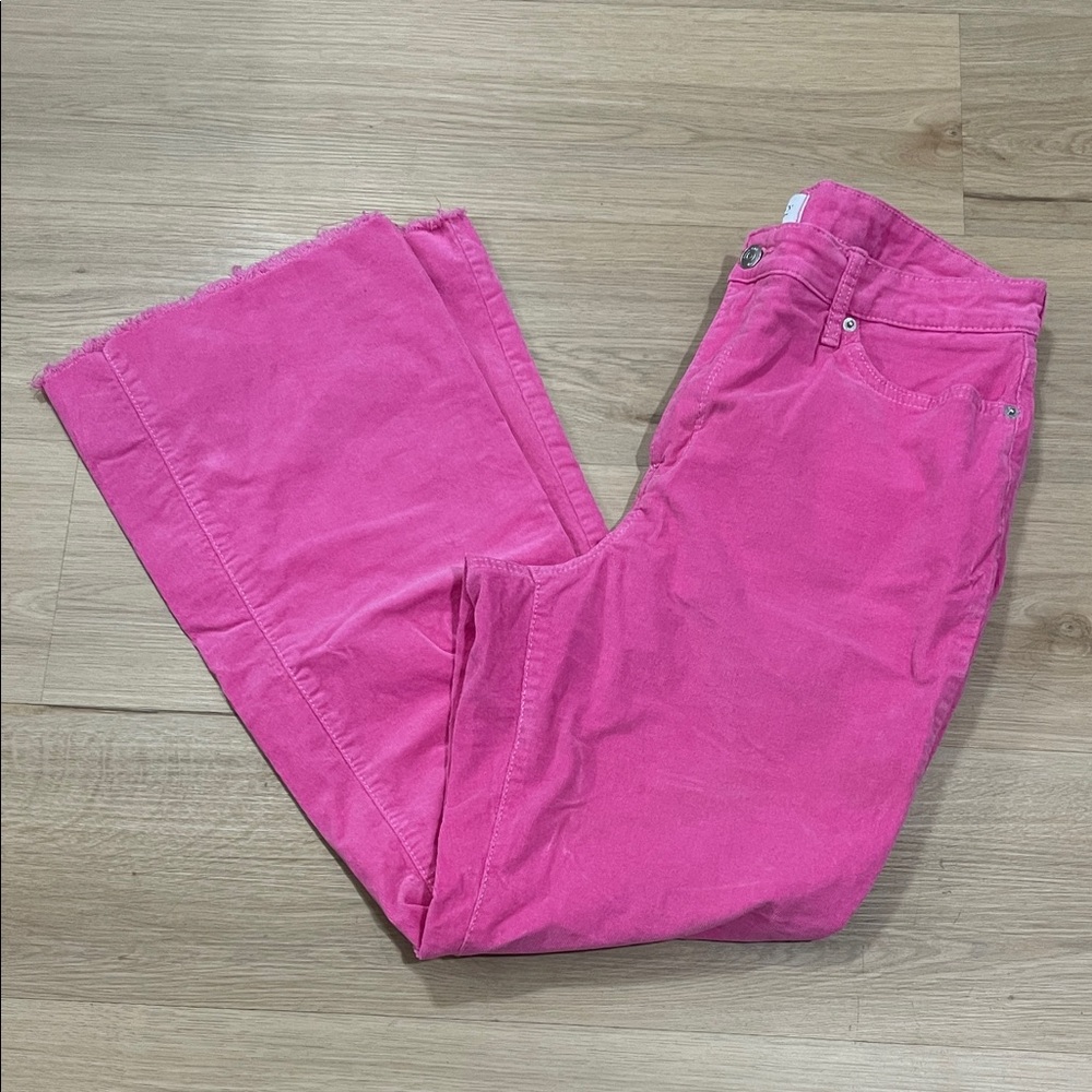 Crown & Ivy High Rise Pink Jeans